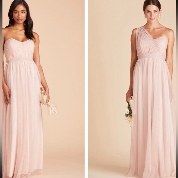 Birdy Grey Dresses & Skirts - Birdy Grey Dress Womens Small Christina Pink Tulle Wedding Bridesmaid Formal